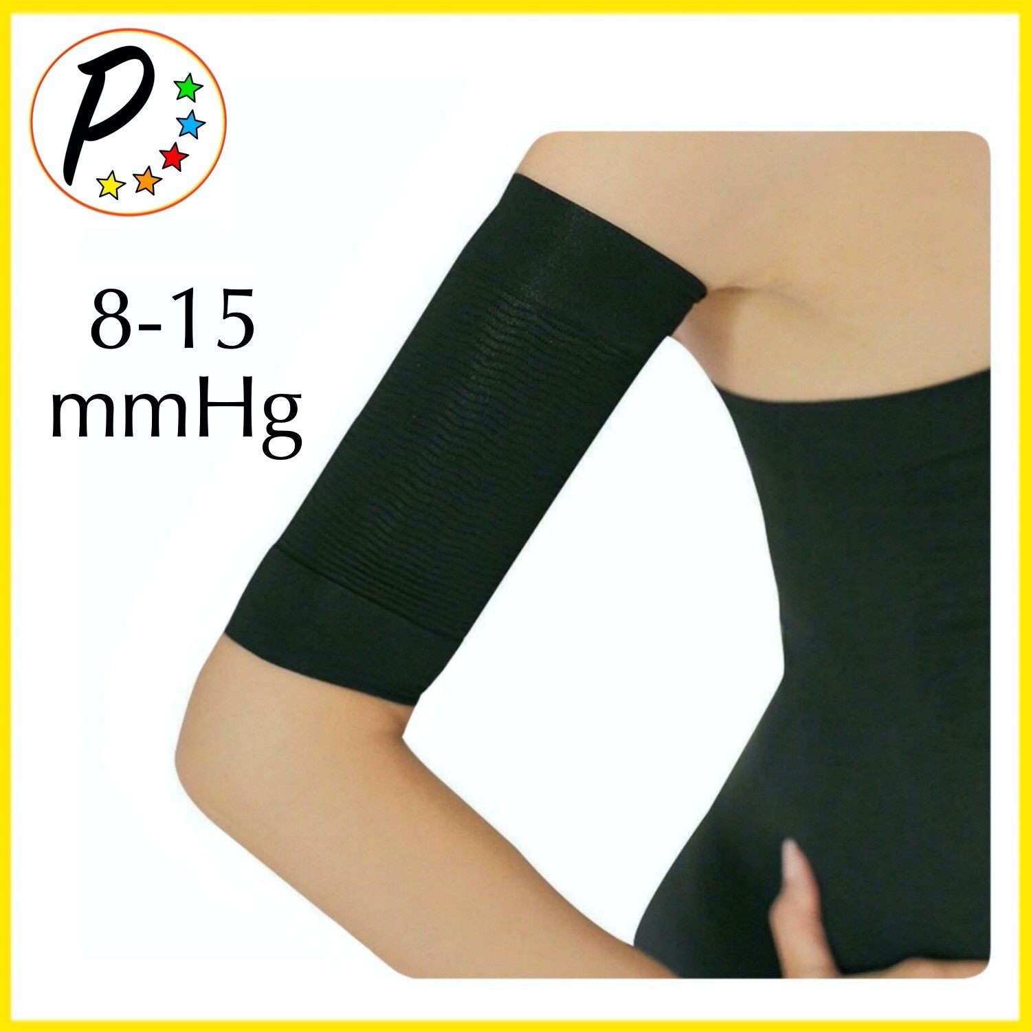 Presadee 8-15 mmHg Mild Compression Arm Slimming Toning Workout Sleeve 1 Pair