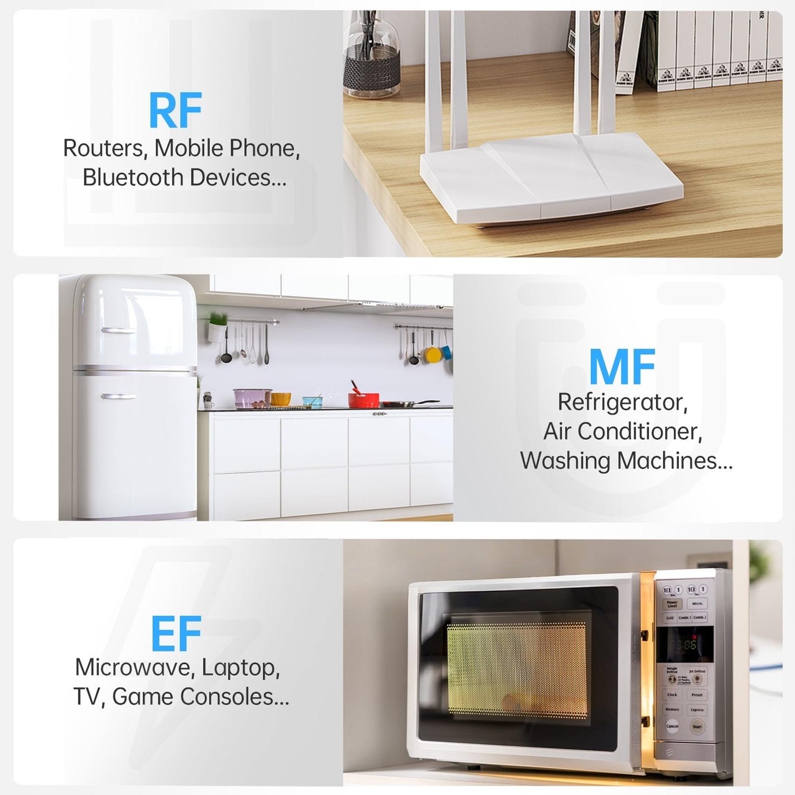 Multi-Function RF Detector Lightweight Design Easy To Use