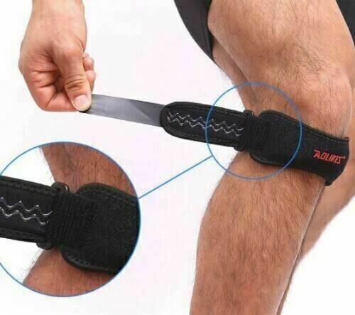 1 X knee support Patella Brace Protector Band for Sports with bridge belt Pads
