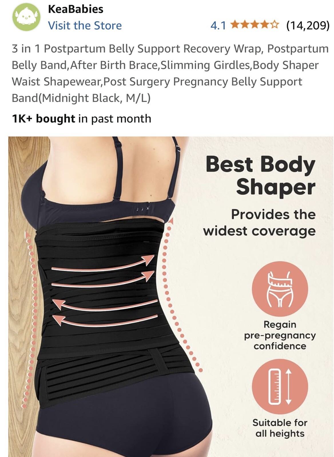 Postpartum Support Belt