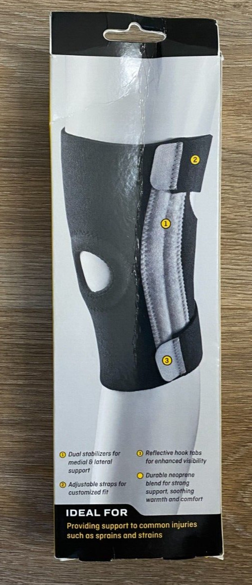 3m Futuro Knee Performance Stabilizer Adjustable Moderate Support Black NEW