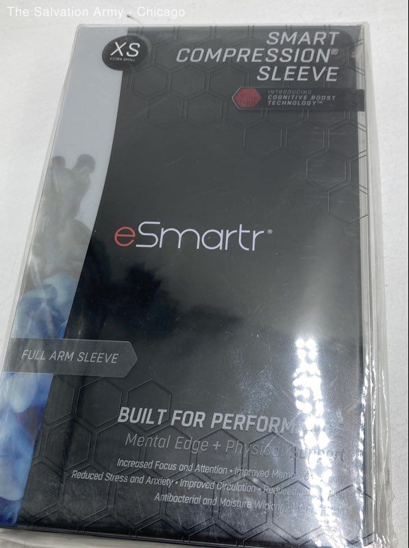 eSmartr Cognitive Boost Technology Full Arm Smart Compression Sleeve Size XS