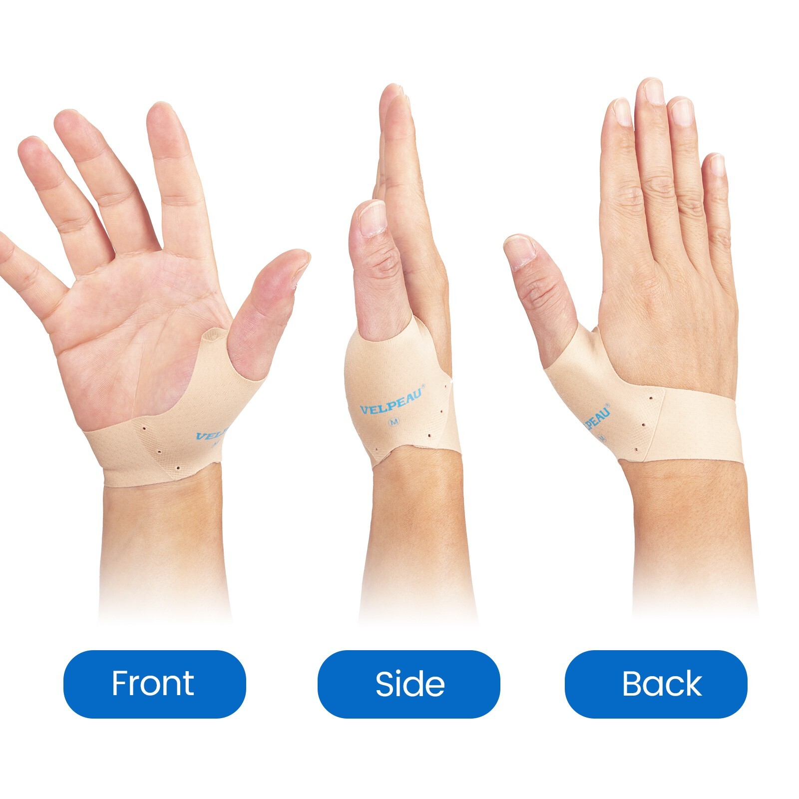 1Pair Thumb Brace Support Wrap Strap Compression Sleeve Joint Relief Arthritis