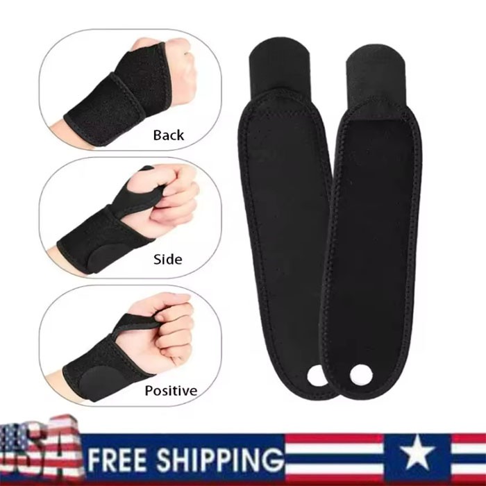 Wrist Hand Brace Support Carpal Tunnel Sprain Arthritis Gym Splint Left / Right