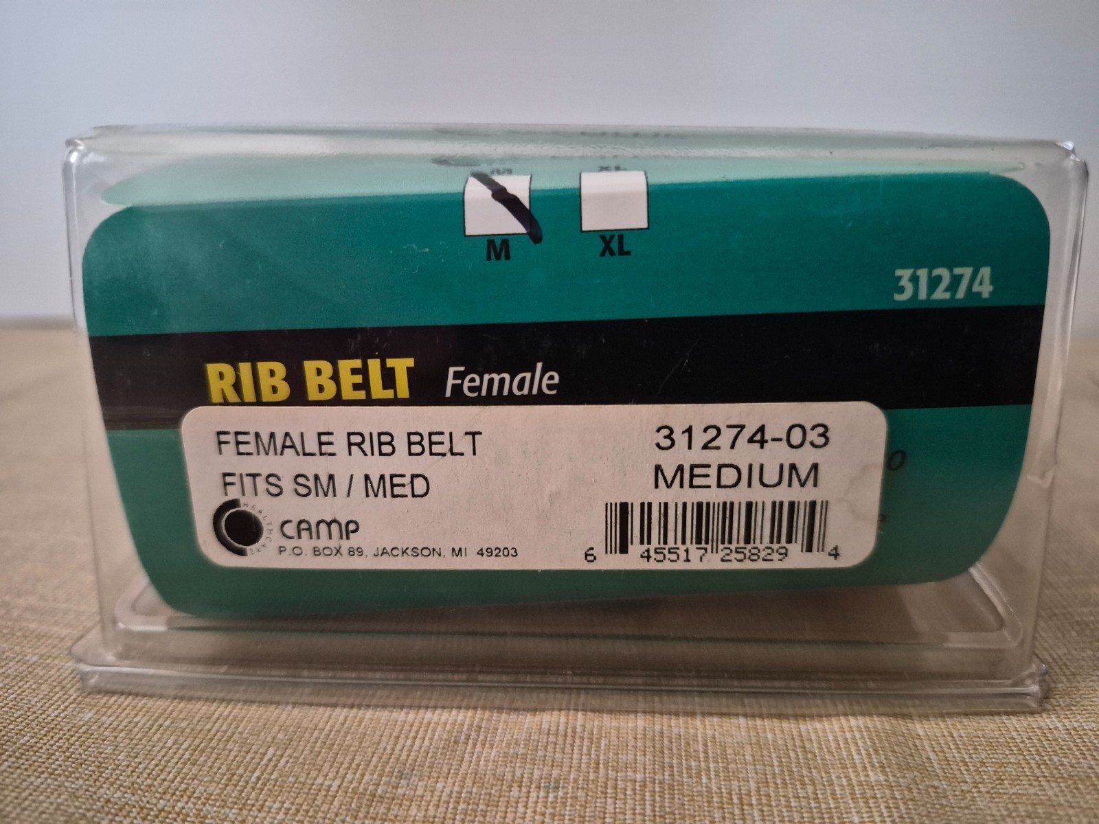 CAMP HEALTHCARE Medium Women’s / Female Elastic Compression Rib Belt