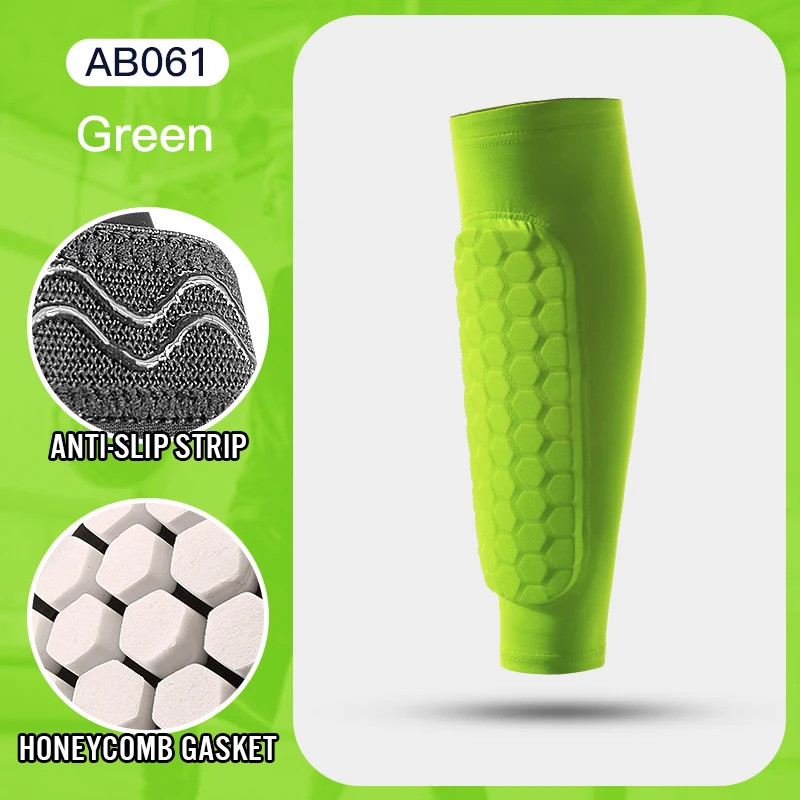 1Pcs Football Shin Guard Socks Sleeves with Foam,Calf Compression Sleeve Honeyco