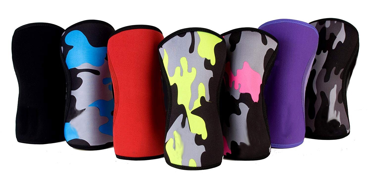 Women Men Teens 7mm Neoprene Sports Kneepads Compression Weightlifting