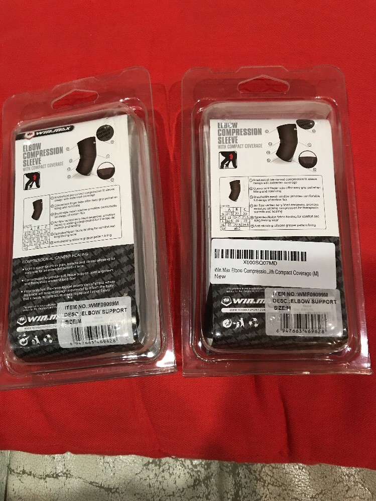 2 NIP Winmax Elbow Support Compression Sleeve With Compact Coverage M