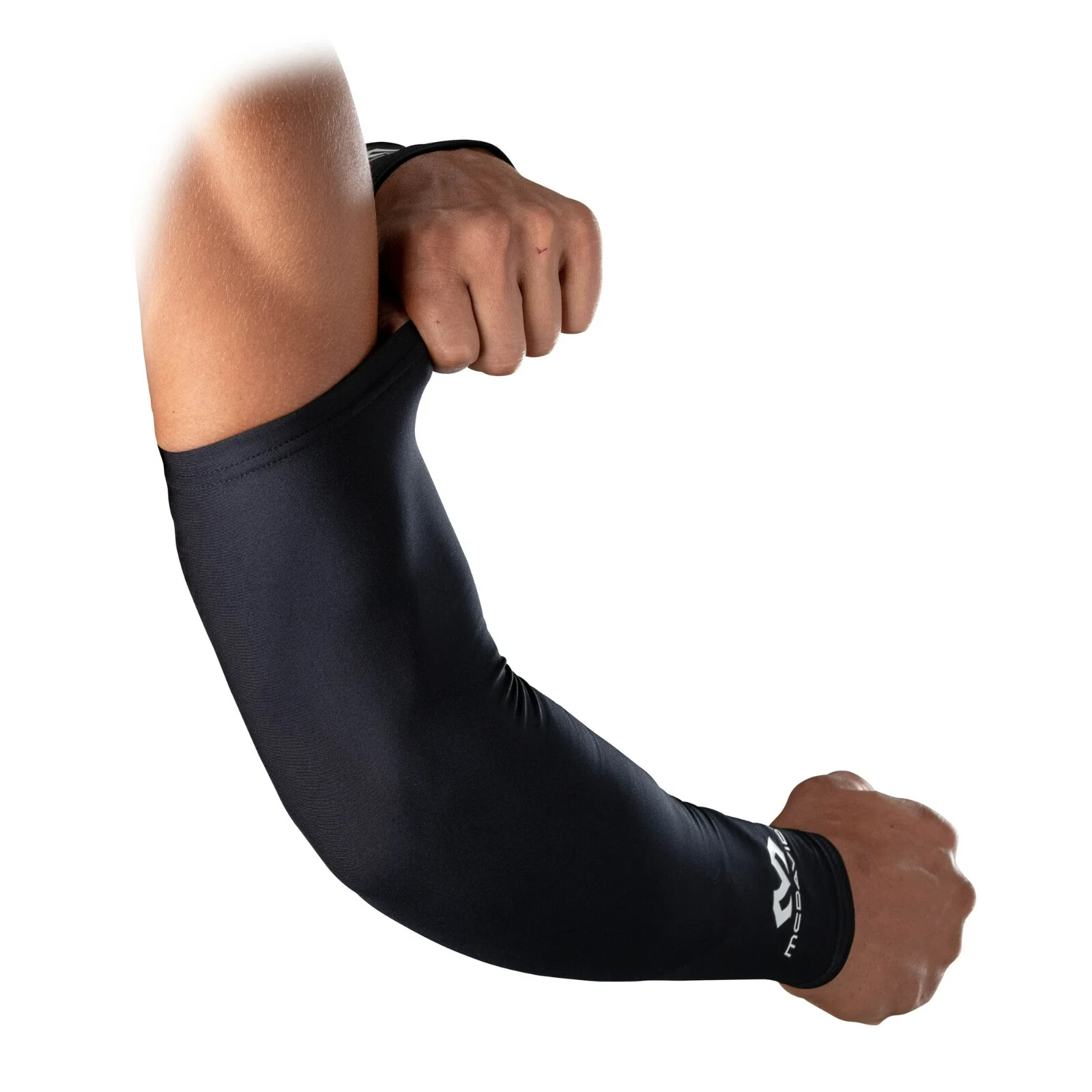 McDavid Sport Polyester Compression Arm Sleeve Pair Black, Adult S-M, New ✔️