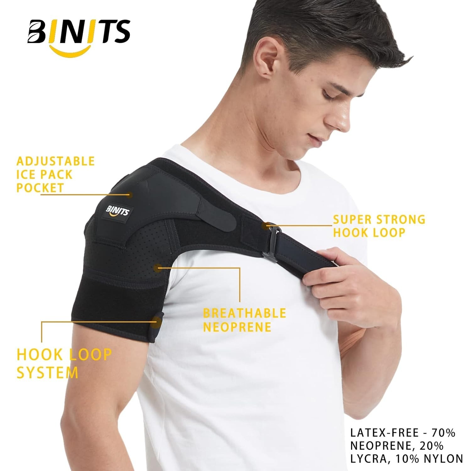 Shoulder Brace for Rotator Cuff, Tendonitis, Dislocation, Shoulder Pain Relie…