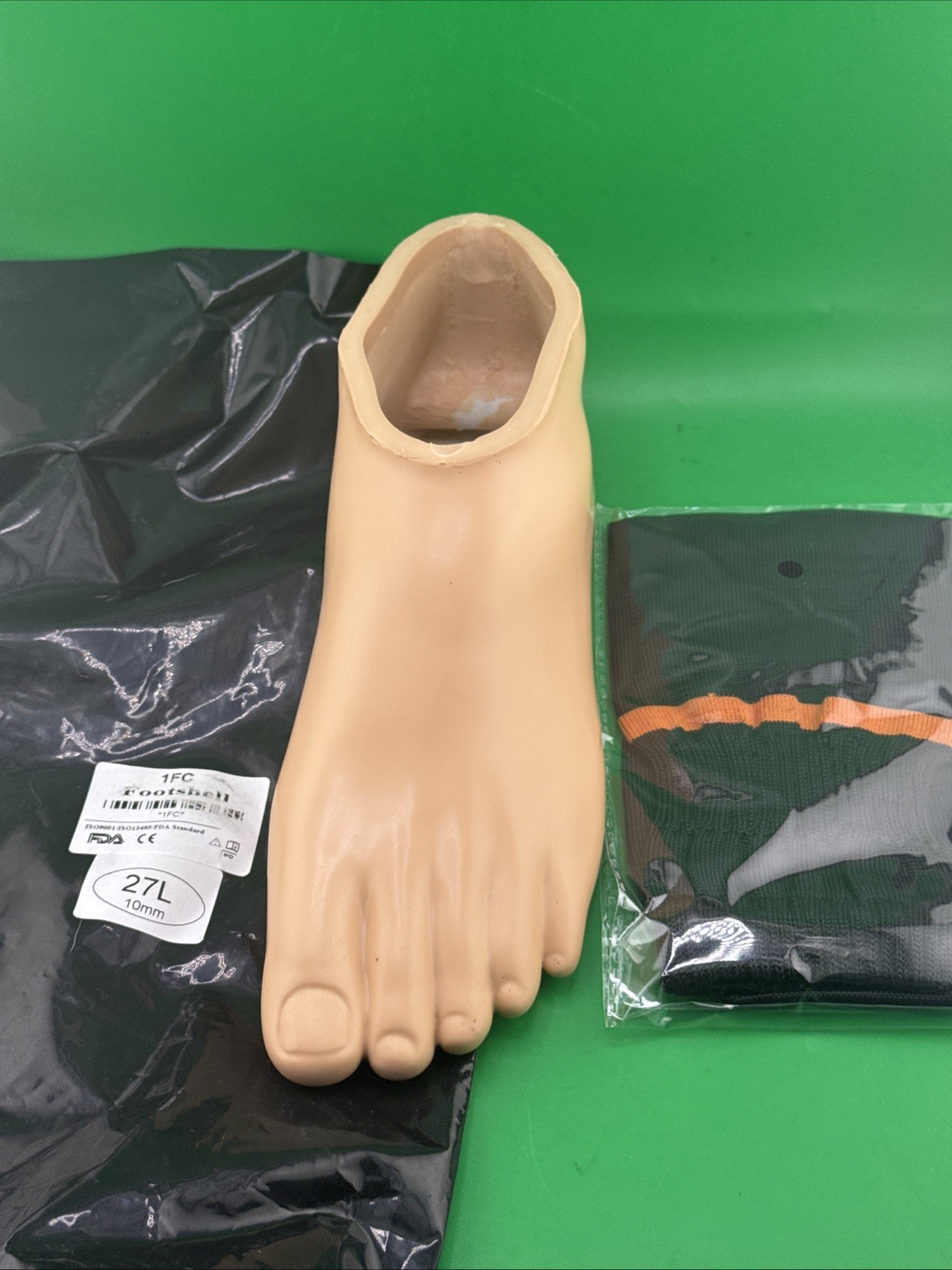 prosthetic foot shells, left & right, sizes 25-30cm, SEVERAL SIZES AVAILABLE