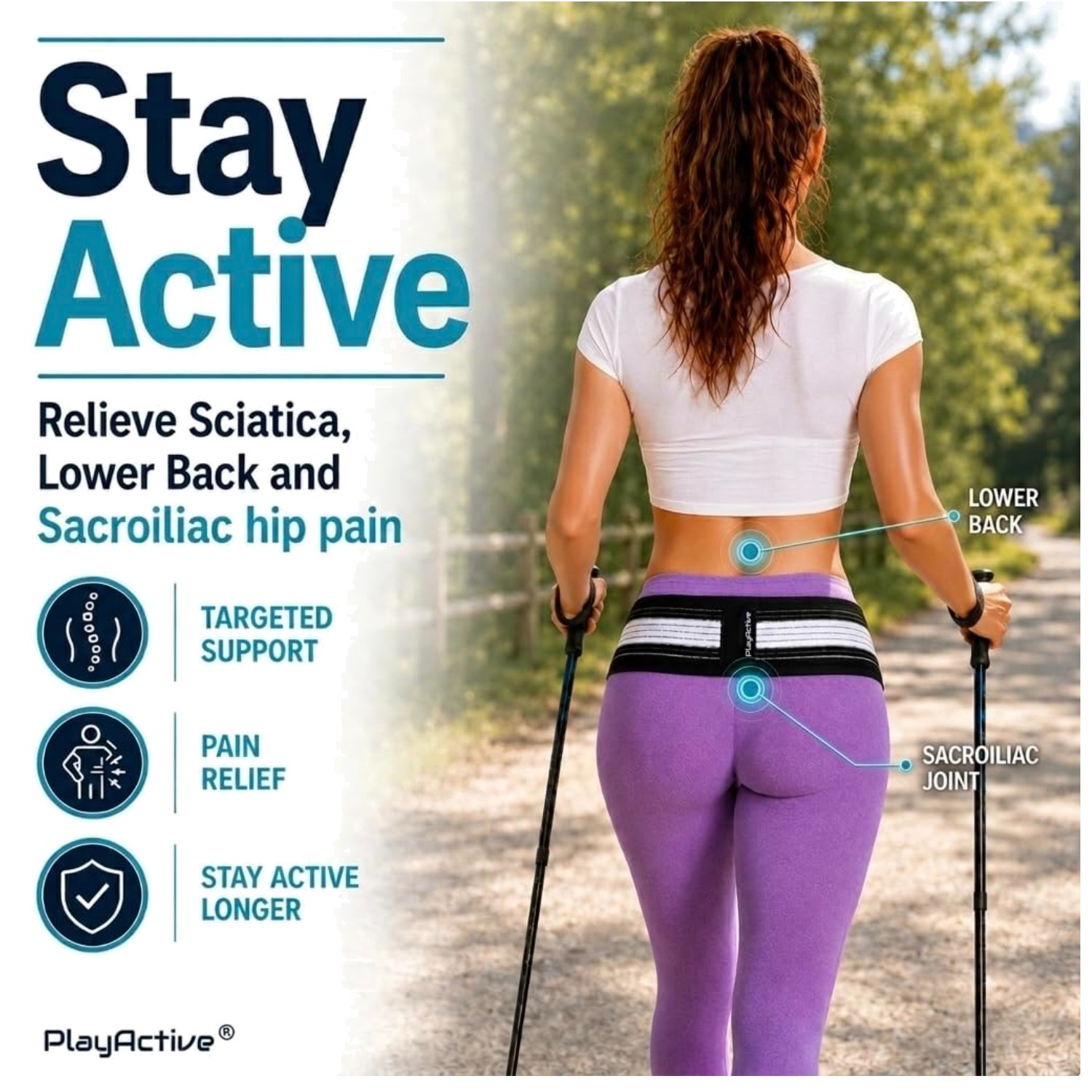 Sacroiliac Belt – Pelvic Support for Men & Women