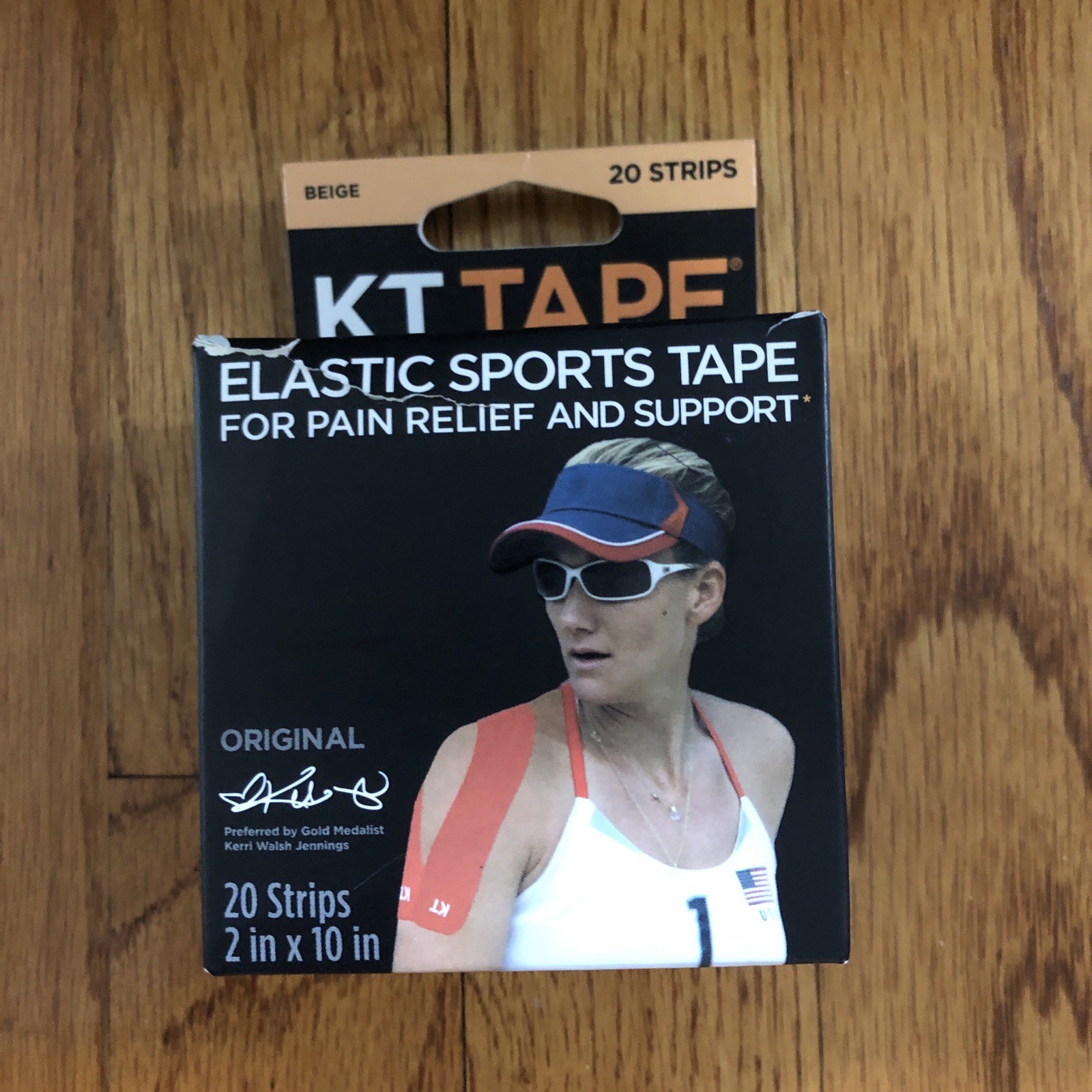 KT Tape Kinesiology Therapeutic Beige Sports 20 ct – 2” x 10” Strips original