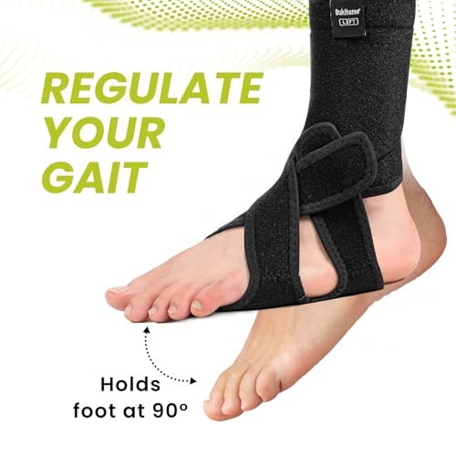 Bukihome Adjustable AFO Foot Drop Brace Ankle Support Pair Left and Right