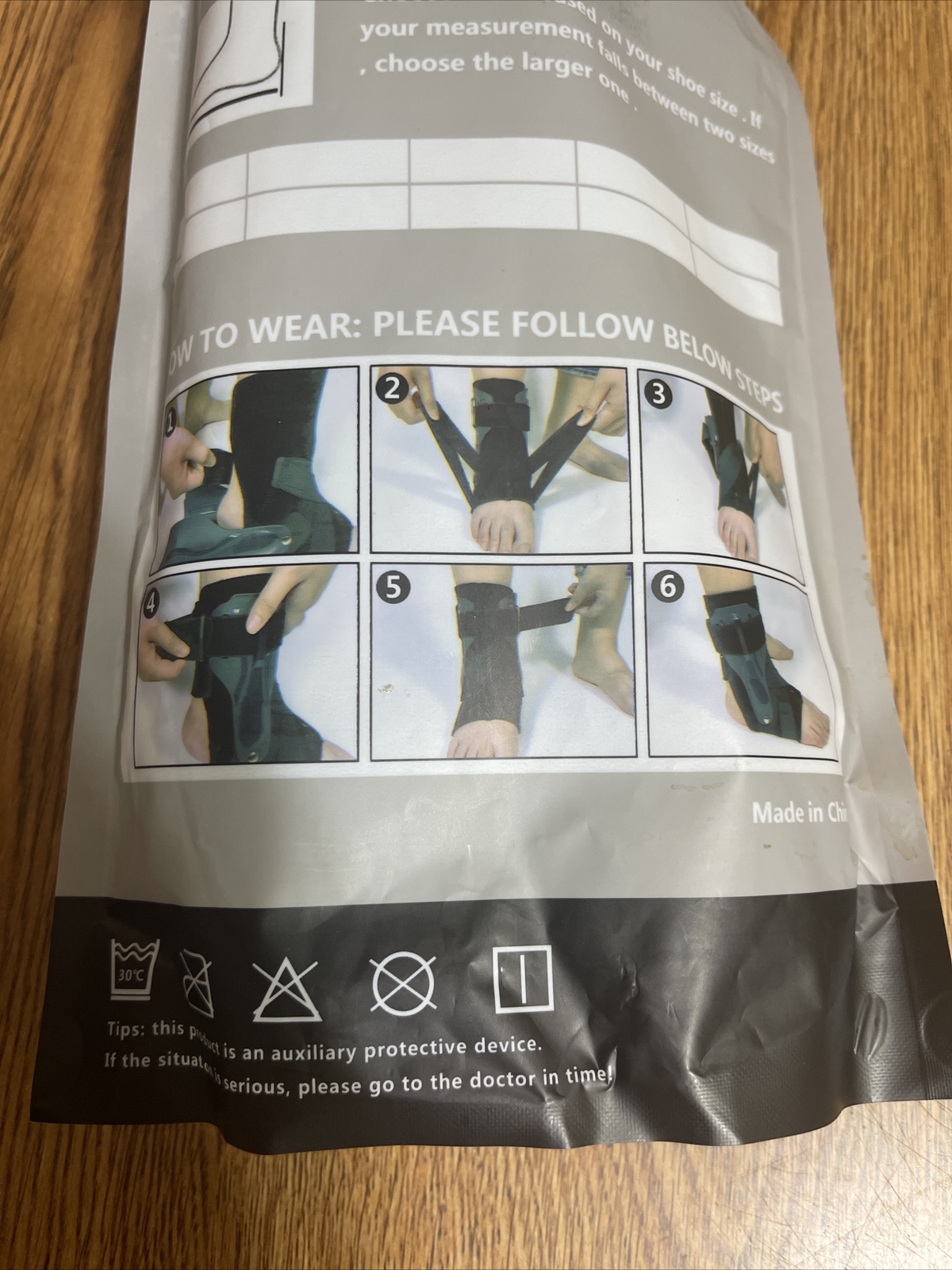Sports Ankle Brace Prevents Ankle Rolling Inward/Outward XL Rigid Ankle Protect