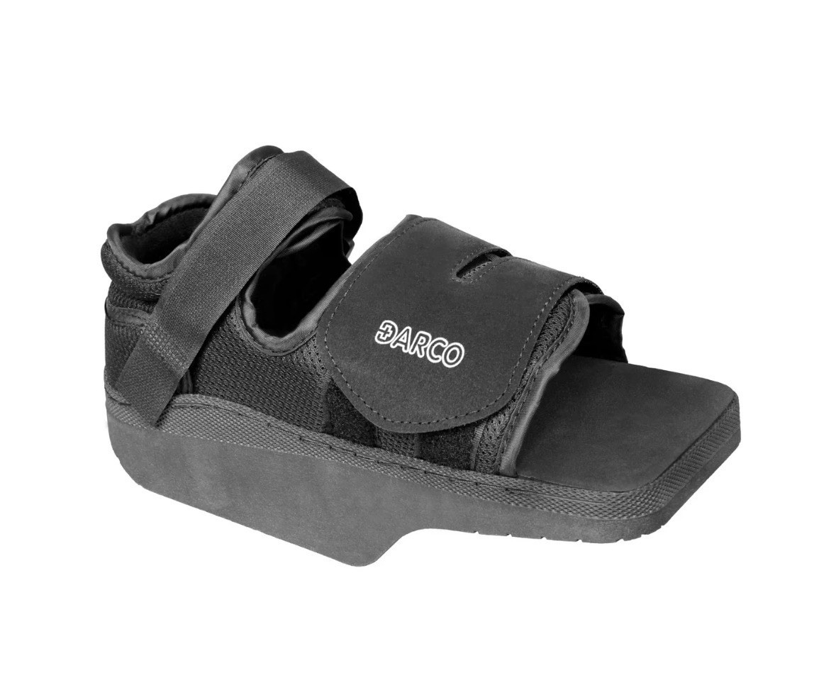 Darco OrthoWedge Black Post-Op Shoe Medium Removable Forefoot Closure OQ4B