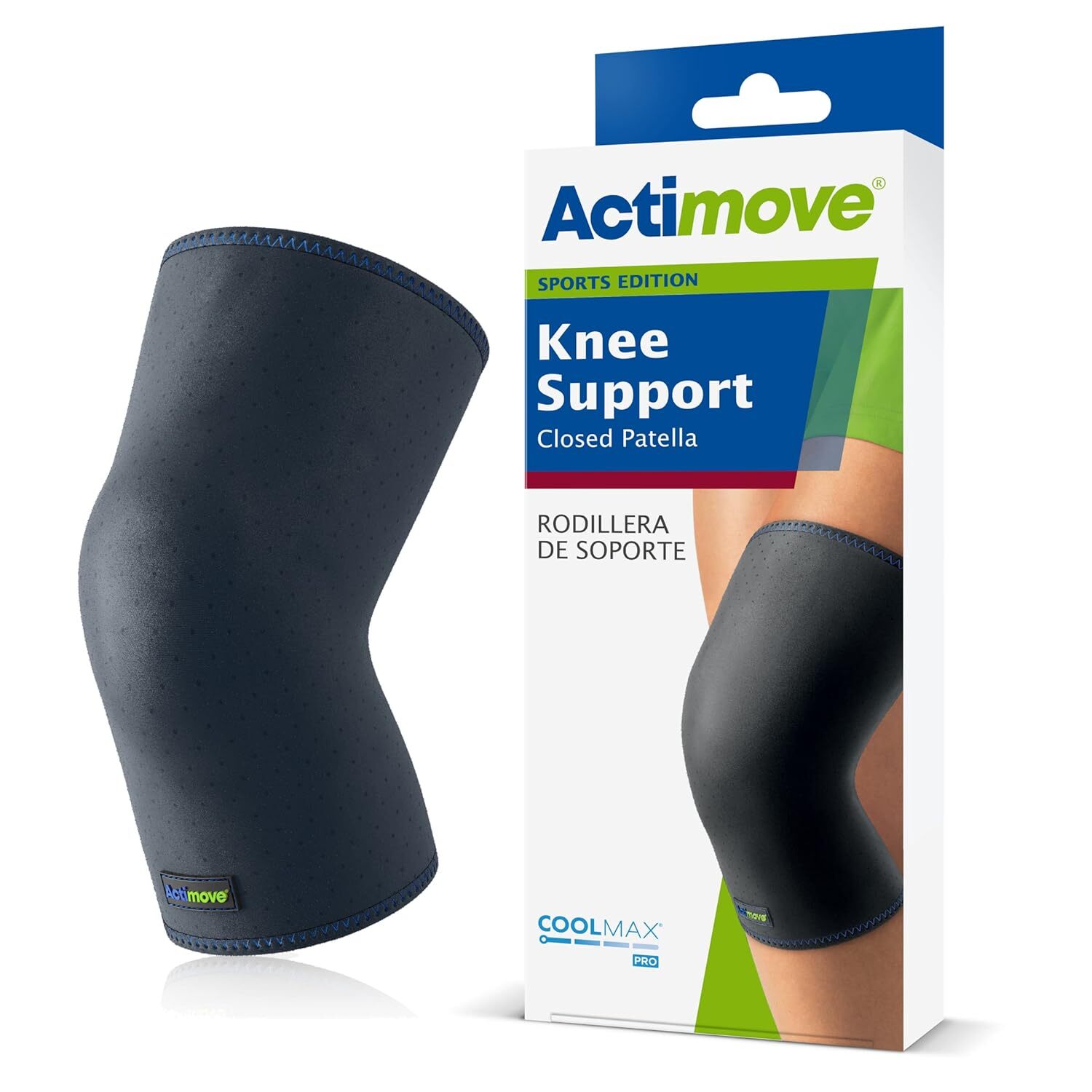 Actimove Sports Edition Knee Support Closed Patella (Navy) X-Small