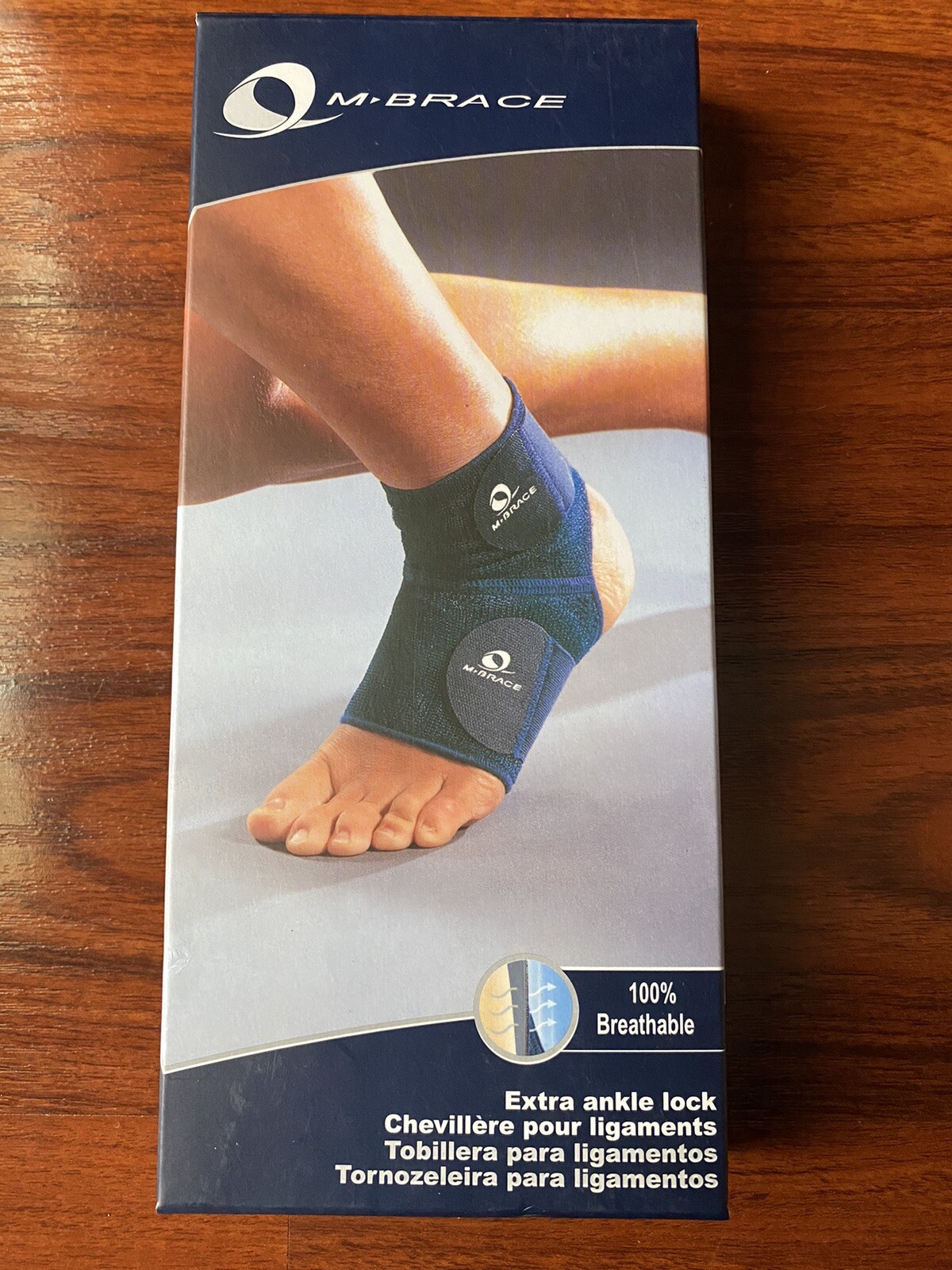 M-Brace Extra Ankle Lock Brace Ankle Support During Sports # 16 Sz S NEW