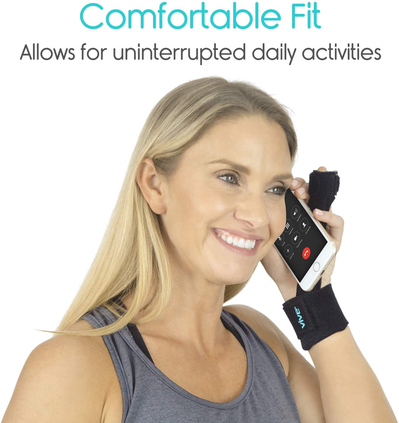 Vive Trigger Finger Splint – Full Hand and Wrist Brace Support – Adjustable Lock