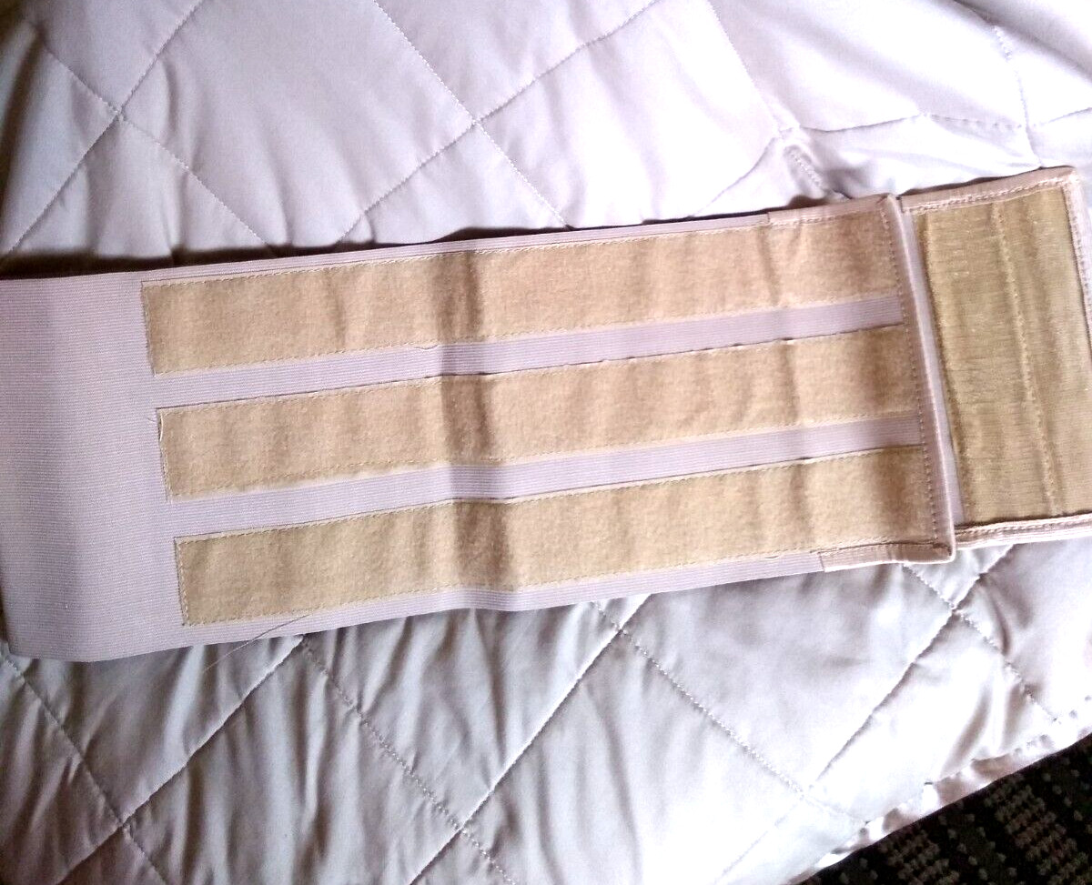 Abdominal Binder 45.5 X 8″ Size L or XL NEW Unused Hook & Pile Z Care Pharma