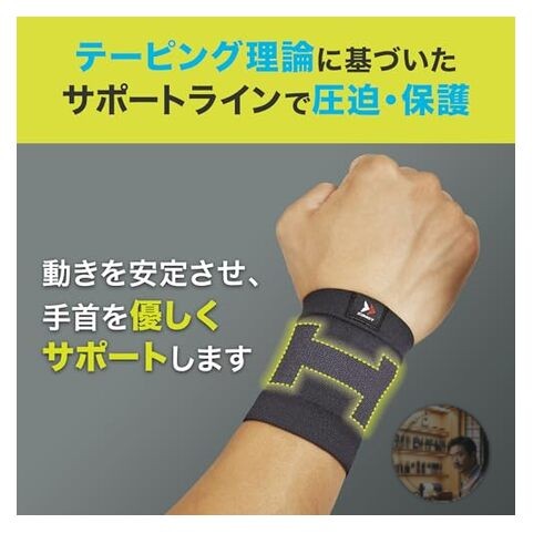ZAMST Bodymate Thin Wrist Support Brace Size S Ambidextrous Nylon PU New