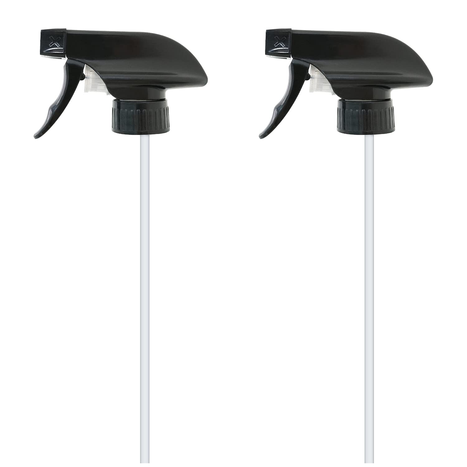 Cosywell Spray Bottle Mist Stream Trigger 2 Count (Pack of 1), Black