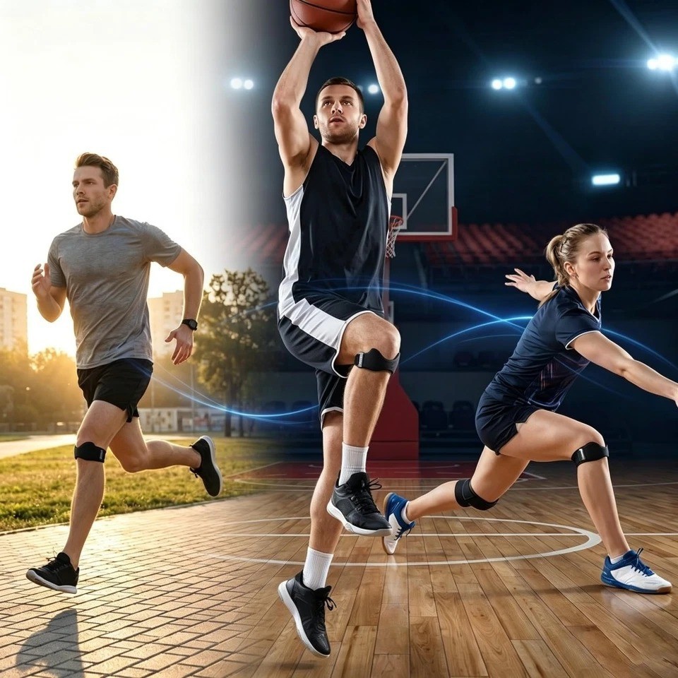 Precision Strap Knee Brace Non Slip Pad Adjustable Breathable Sport Patella Band