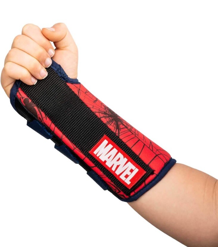 DonJoy Advantage Wrist Brace Featuring Marvels Spider-Man Youth Left Size XS
