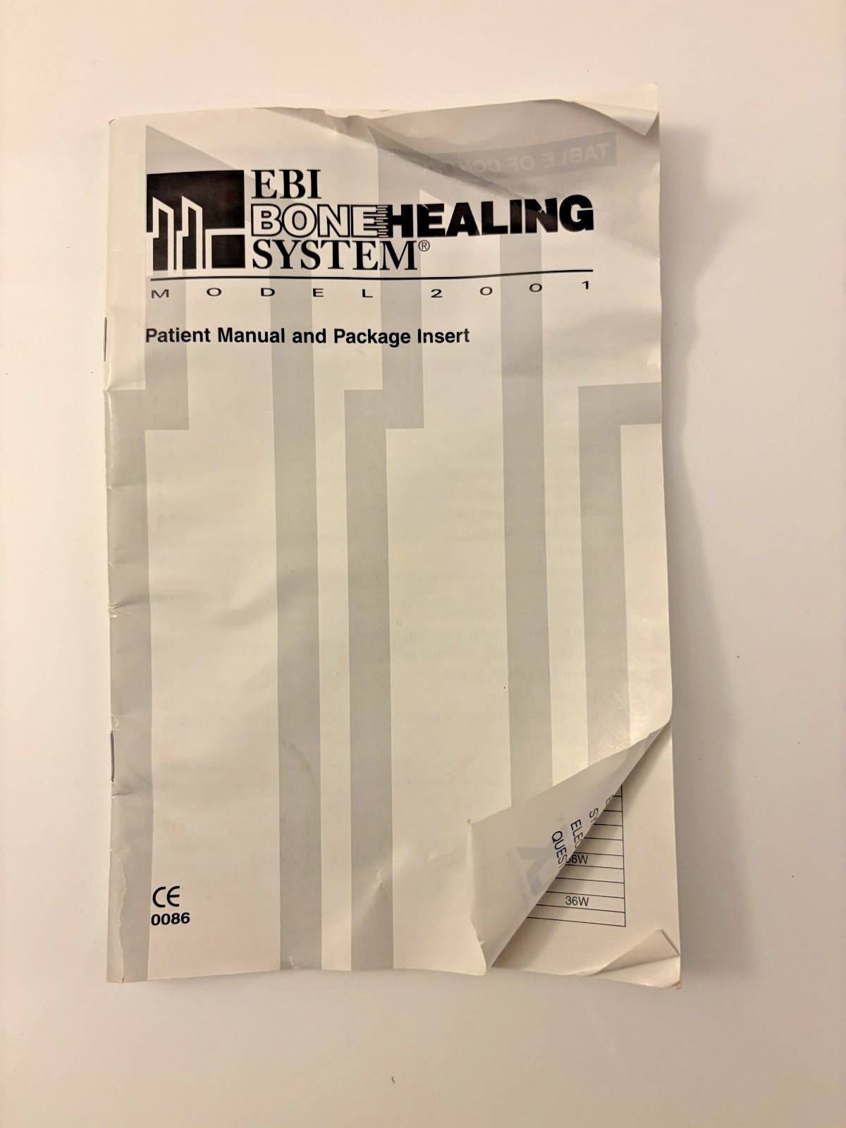 Biomet EBI Bone Healing System MODEL 2001
