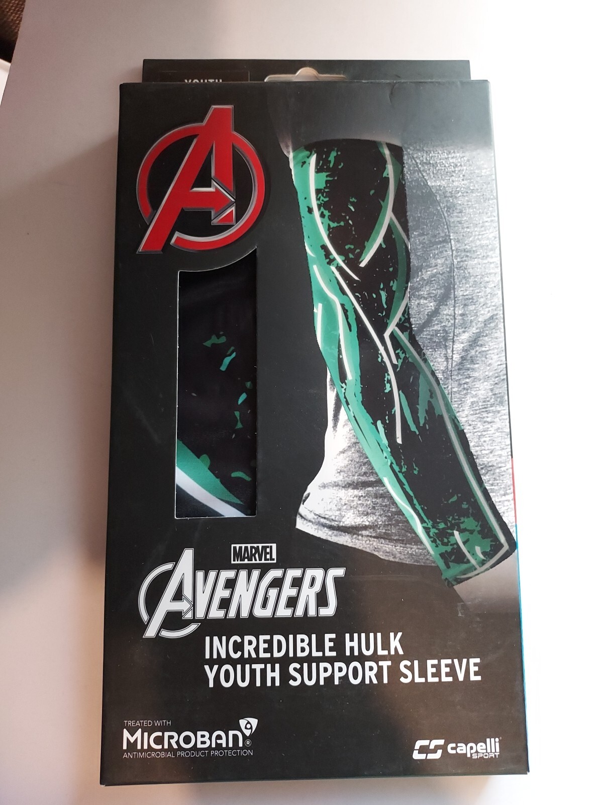 NEW Marvel Avengers Incredible Hulk Youth Support Sleeve LG/XL
