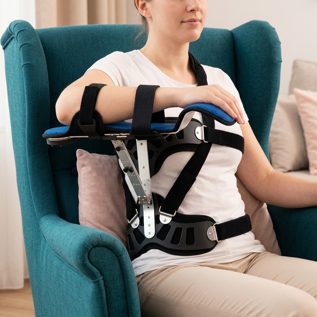 Adjustable Shoulder Abduction Brace, Shoulder Fracture Support