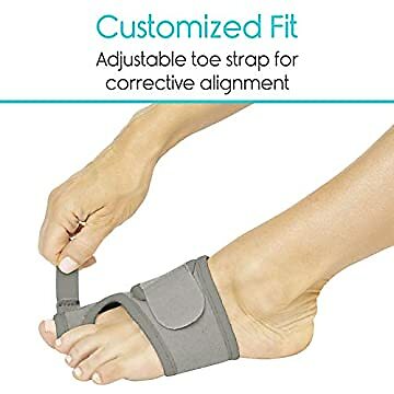 Bunion Brace ( Pair ) Big Toe Corrector Straightener w Splint Hallux Valgus Pad