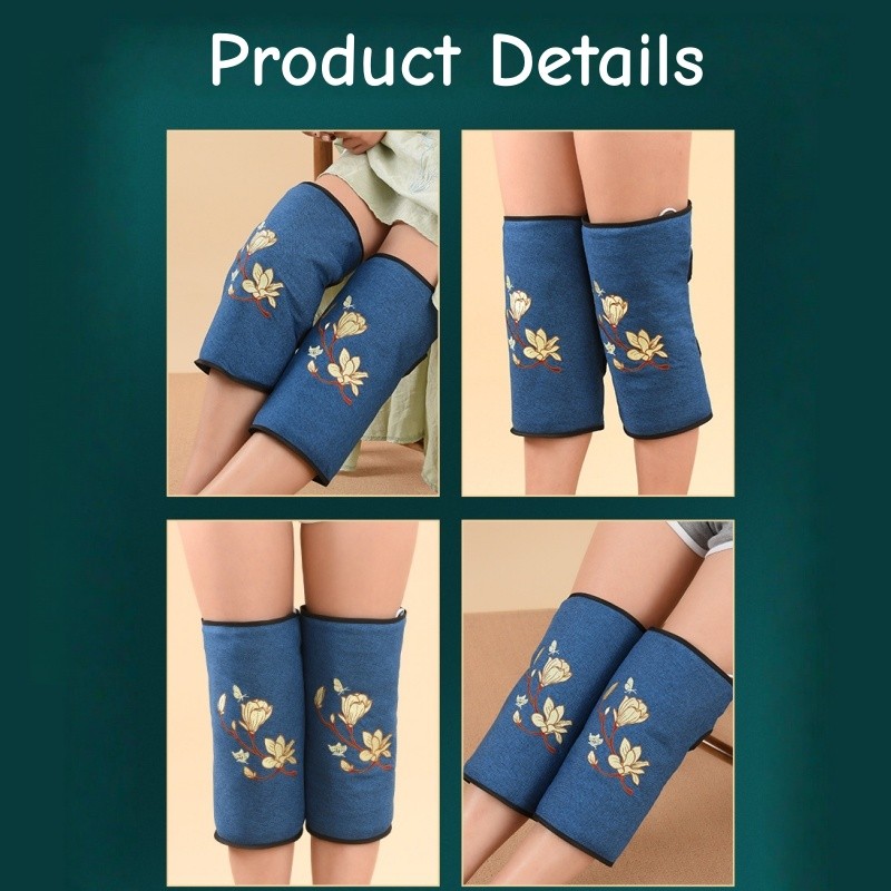 Electric Heated Knee Brace Moxibustion Heating Leg Massage Warm Pain Relief Pad