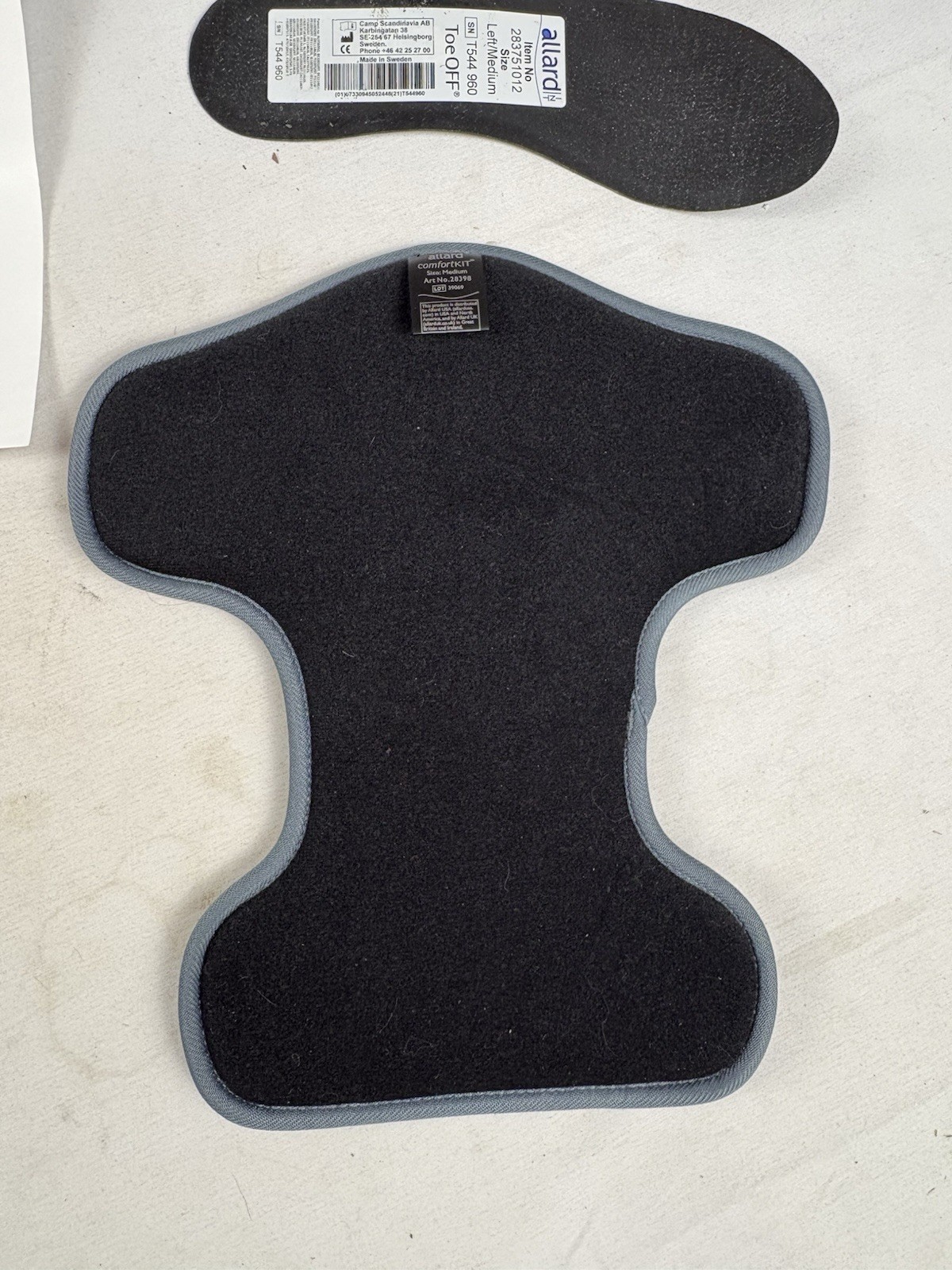 Allard ToeOFF Carbon Fiber AFO Medium/Left w/SoftKIT 283751012