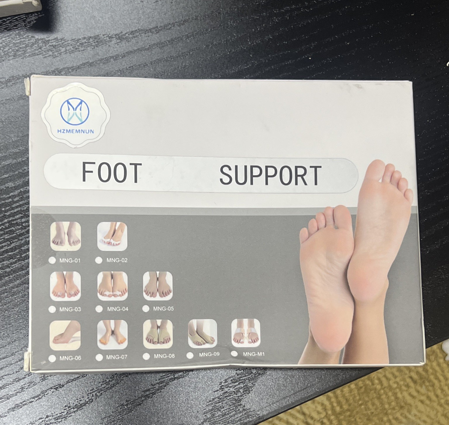 HZMEMNUN Foot Support Stabilization & Support Gray/White Model MNG-01 10pcs