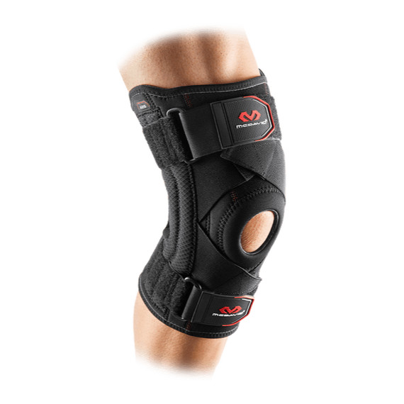 McDavid 425 Level 2 Knee Brace Support with Side Stays, Black, (Size: XL)