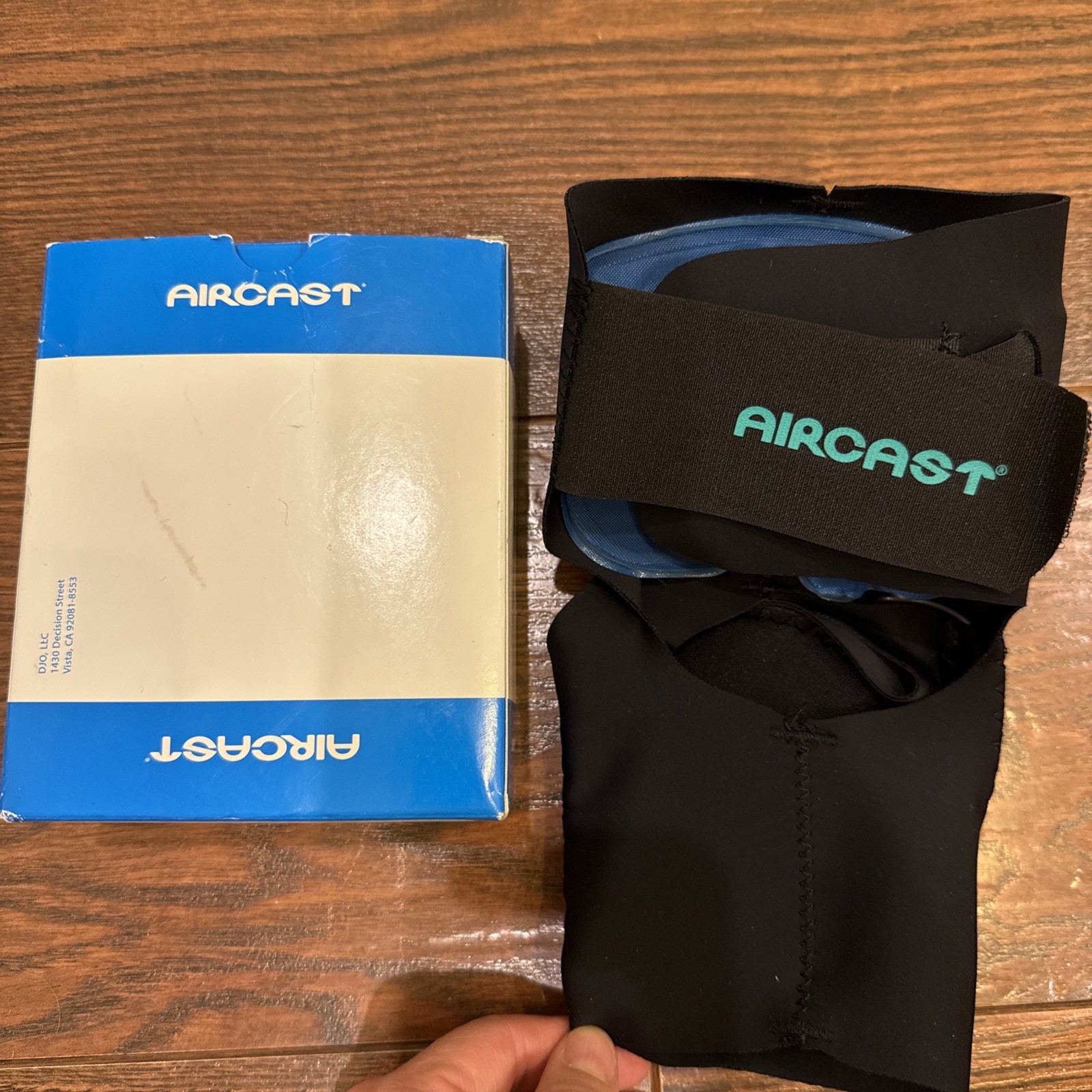 Aircast AirHeel Ankle Support Brace Medium Foot Compression Wrap