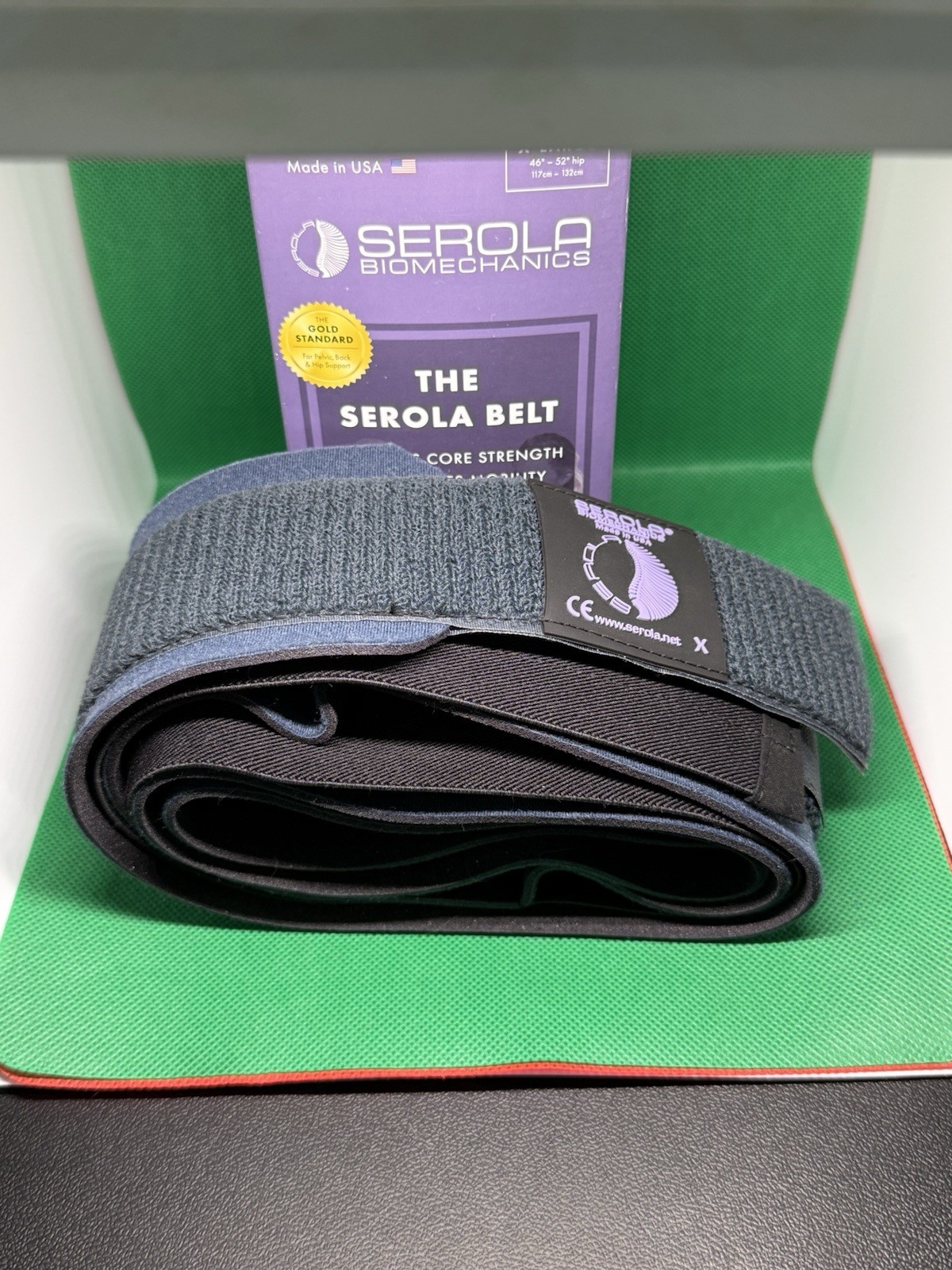 The Serola Belt XL 46”-52” Hip Sacroiliac Lower Back Pain Relief Support NEW