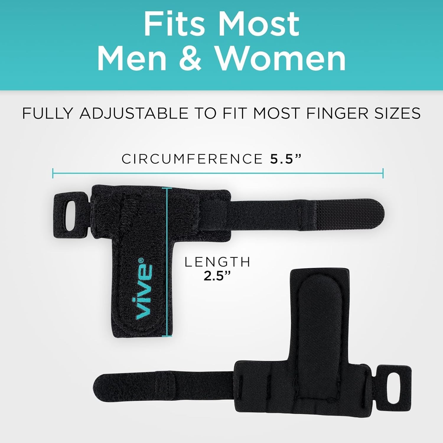 Vive Trigger Finger Splint – Support Brace for Middle, Ring, Index, Thumb, Pinky