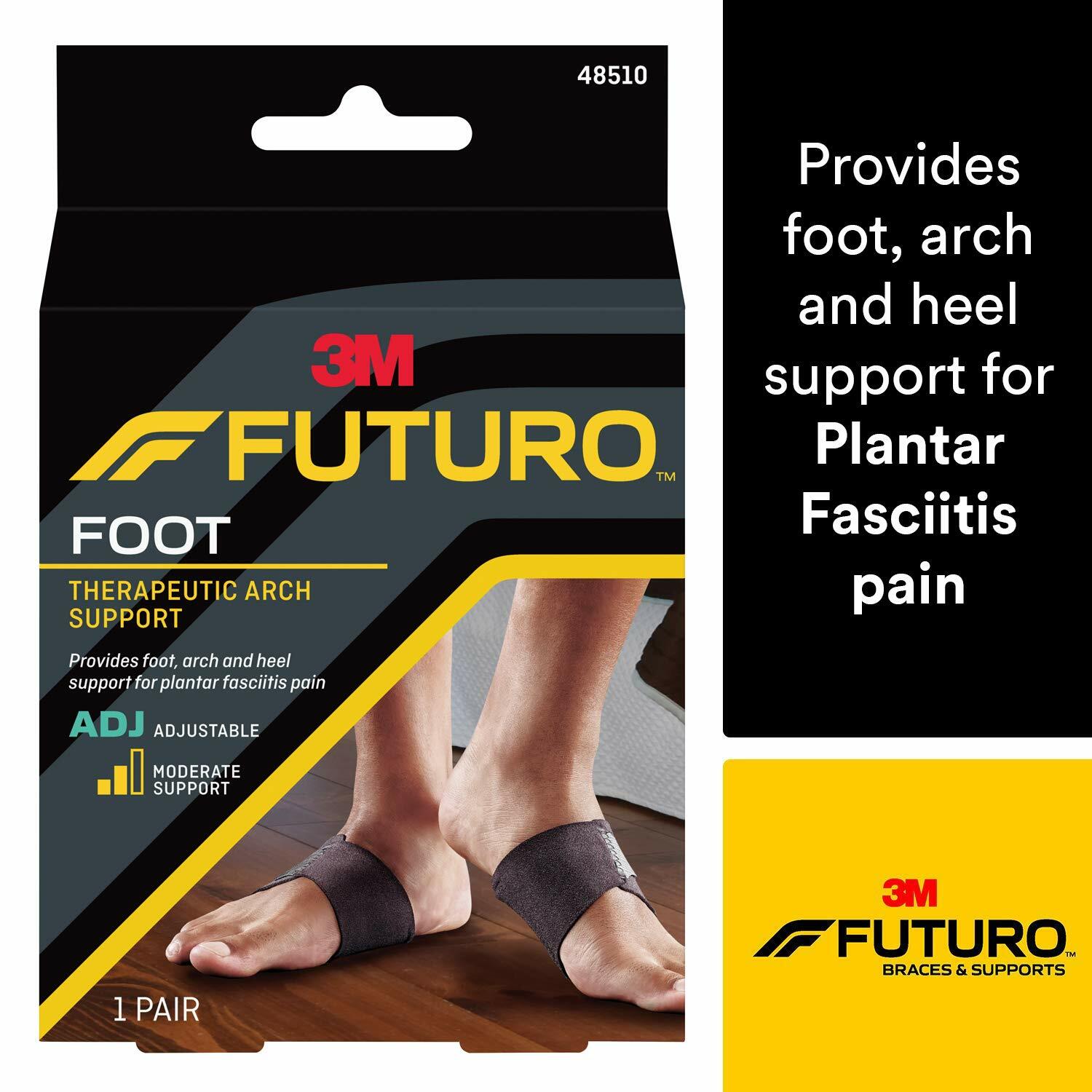 3M Futuro Therapeutic Arch Support Foot Relieves Planter Fasciitis Symptoms NEW