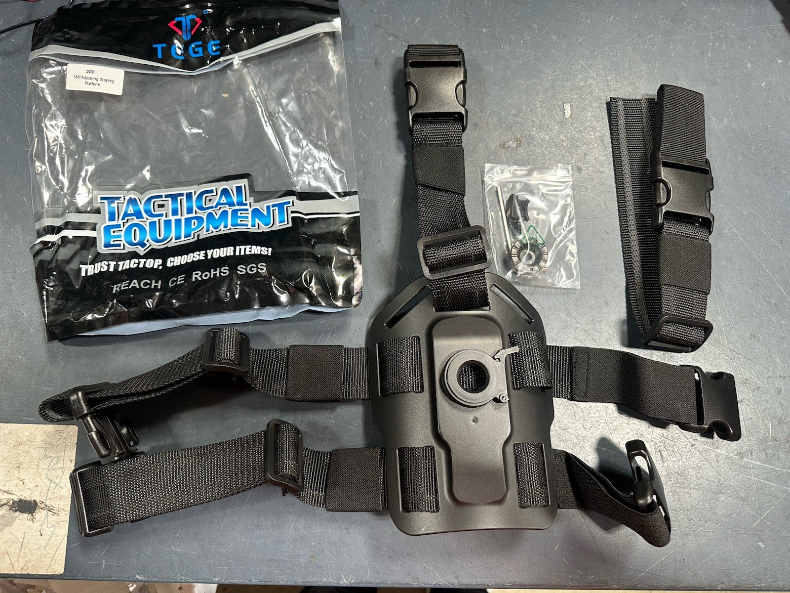 TEGE 360°Adjusting Drop Leg Platform