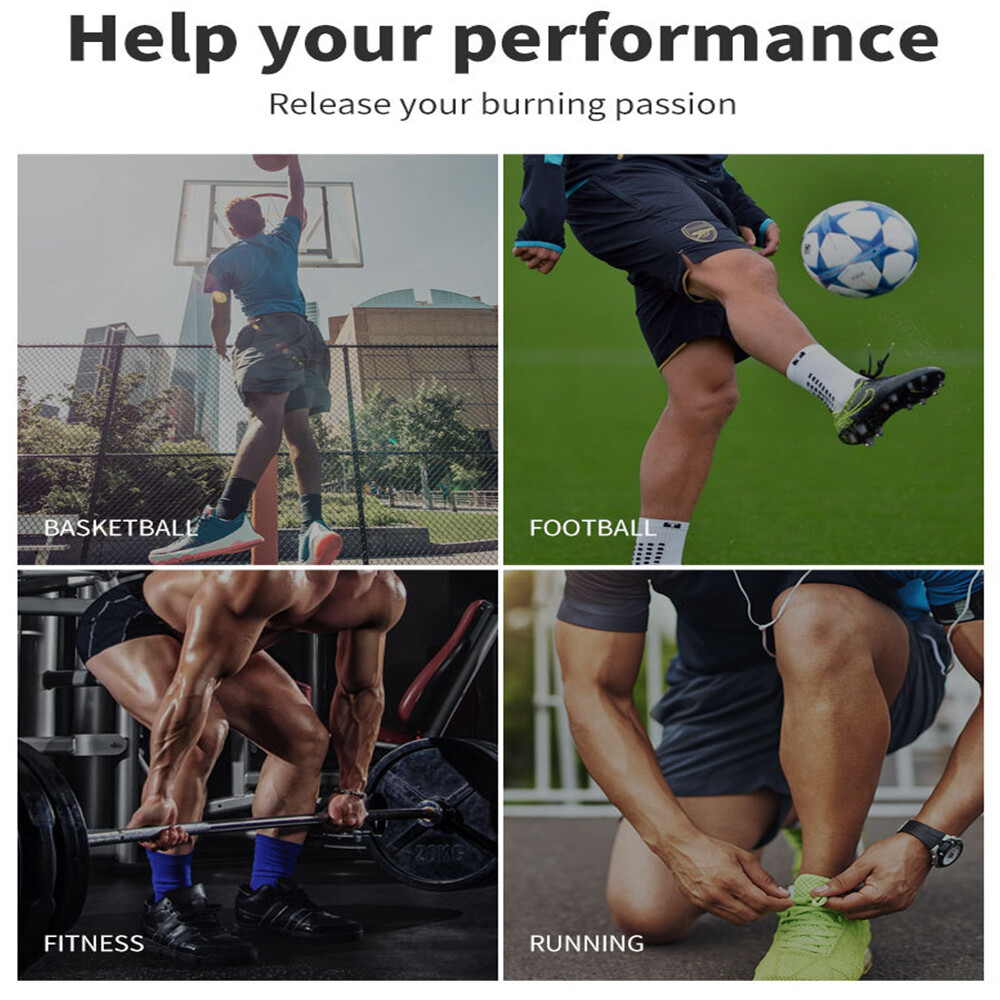 Leg Sleeves Extended Compression Support Knee Brace Basketball Pads Pain Guard