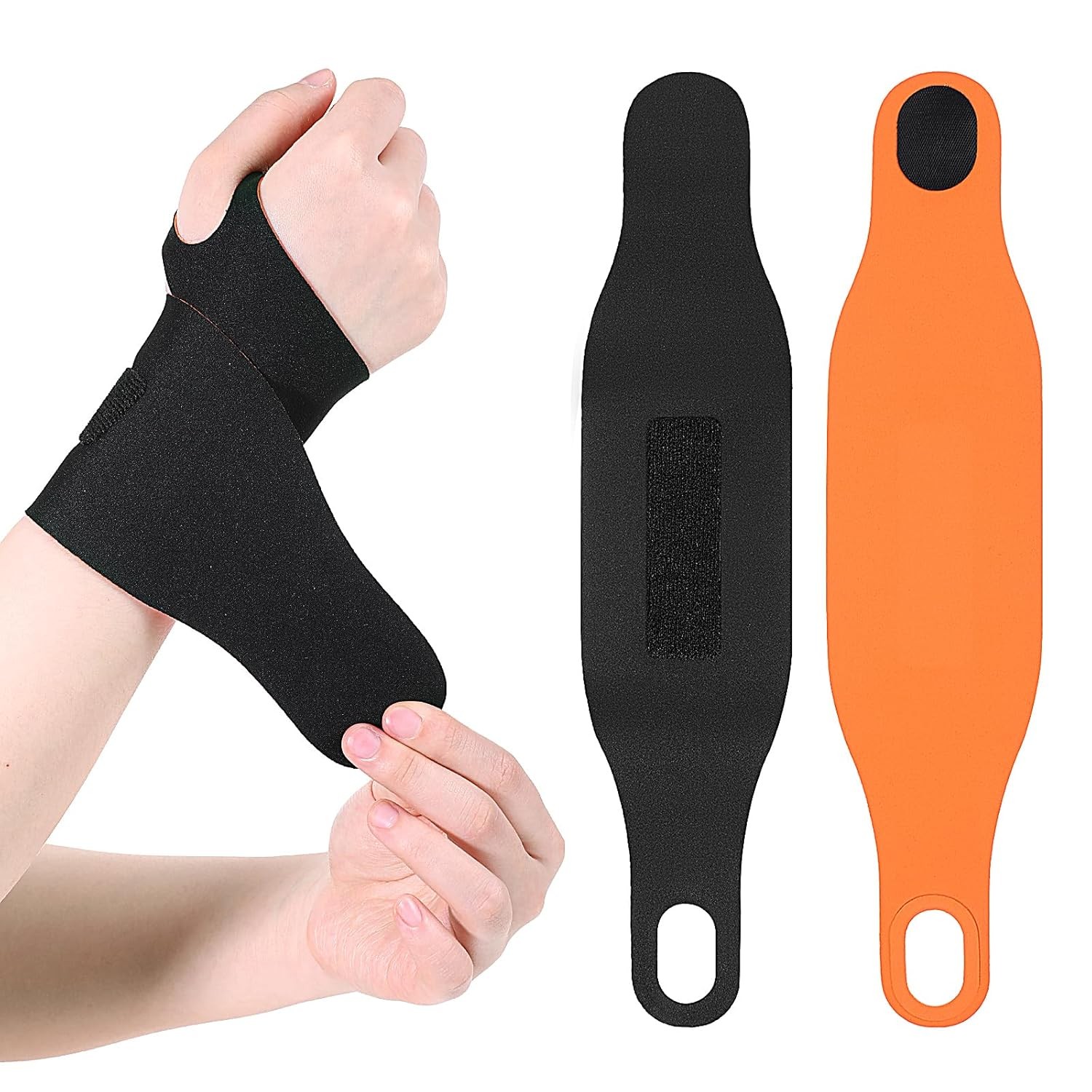 cobee 2 Pcs Wrist Brace Strap, Wrist Brace for Carpal Tunnel Night Support, Ultr