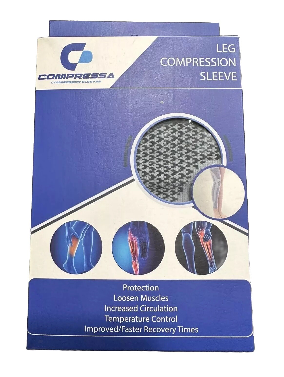 Compressa Knee Compression Sleeve For Women & Men Knee Braces for Knee Pain – –