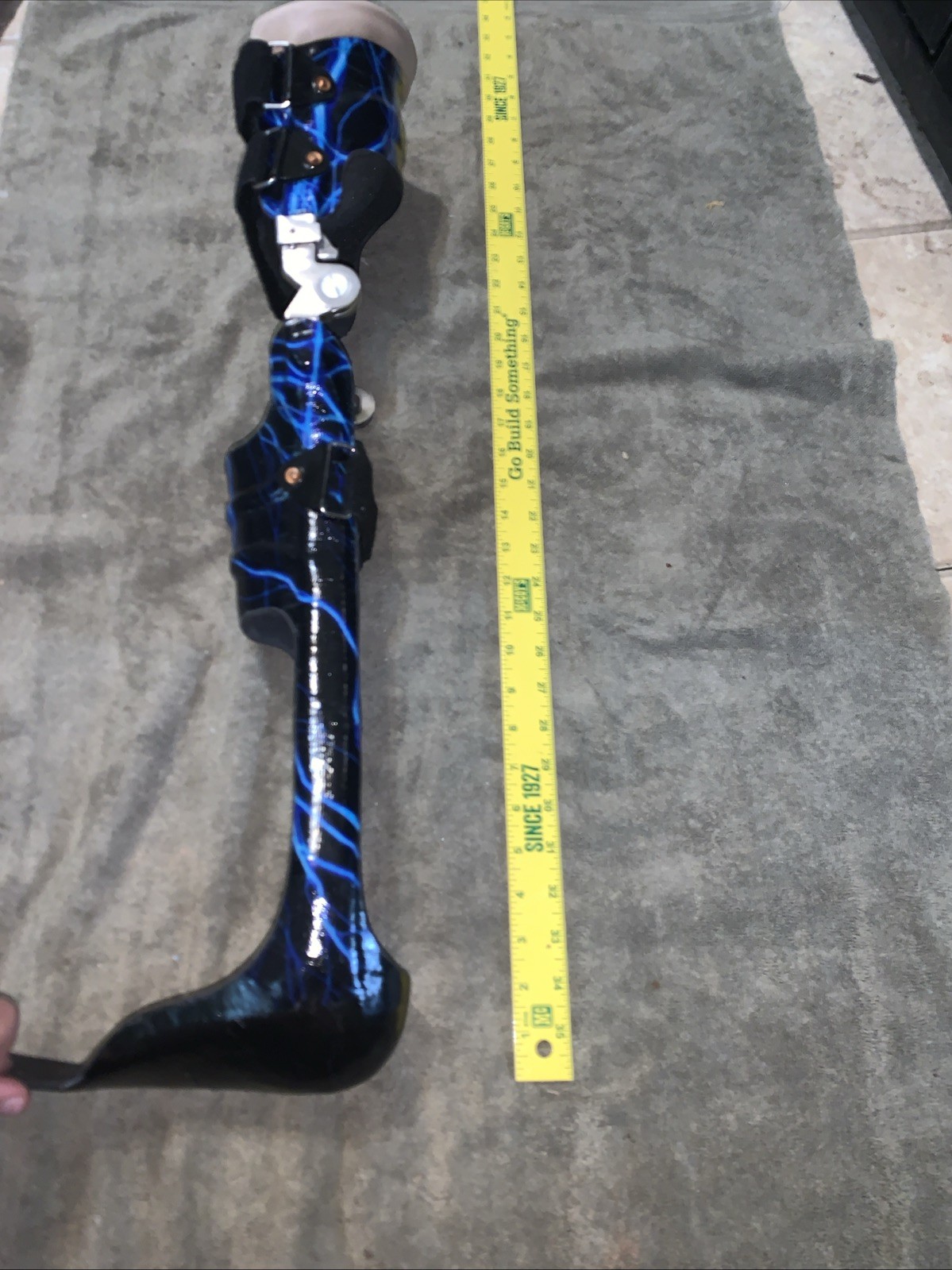 Orthosis Kafo Carbon Fiber, Right Leg Support Brace For Teens And Adult