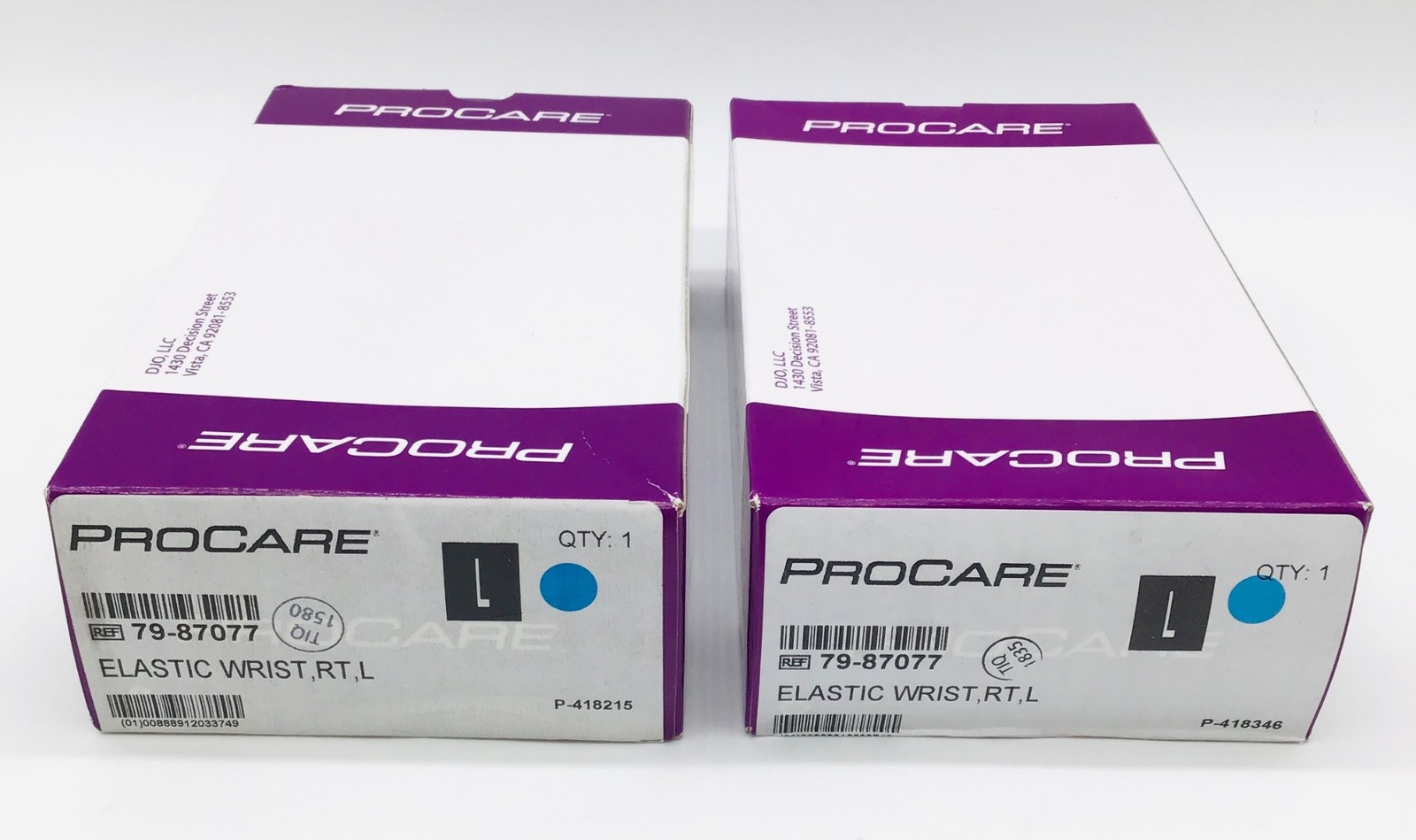 ProCare 79-87077 Elastic Wrist Right Large – LOT of 2 – NEW