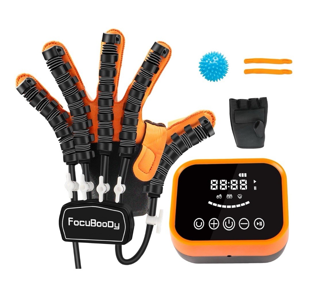 Rehabilitation Robot Gloves Equipment For Stroke Recovery, (Size XL,Left Hand)