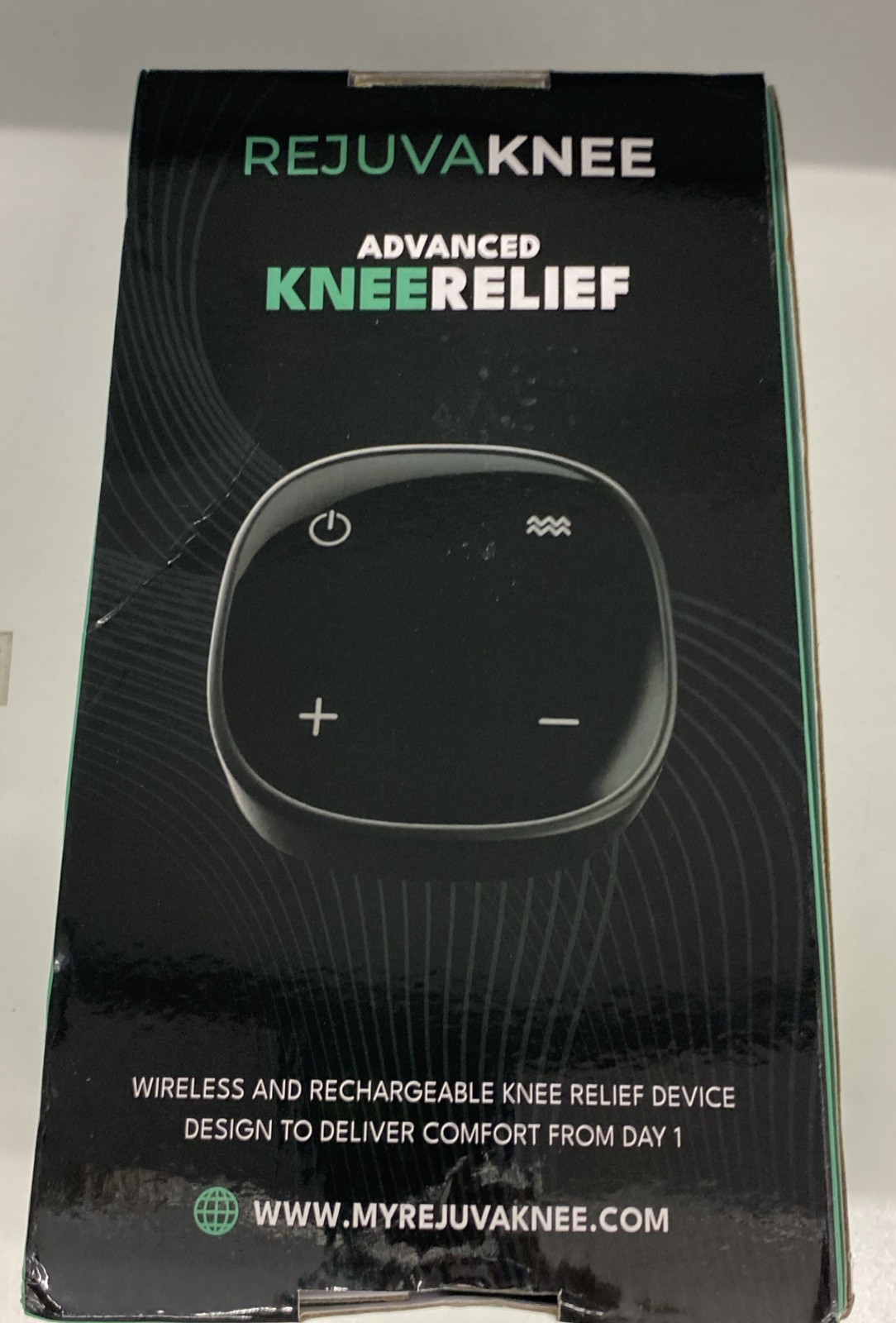 RejuvaKnee Advanced Knee Relief Brace Wireless Rechargeable Heat Therapy New