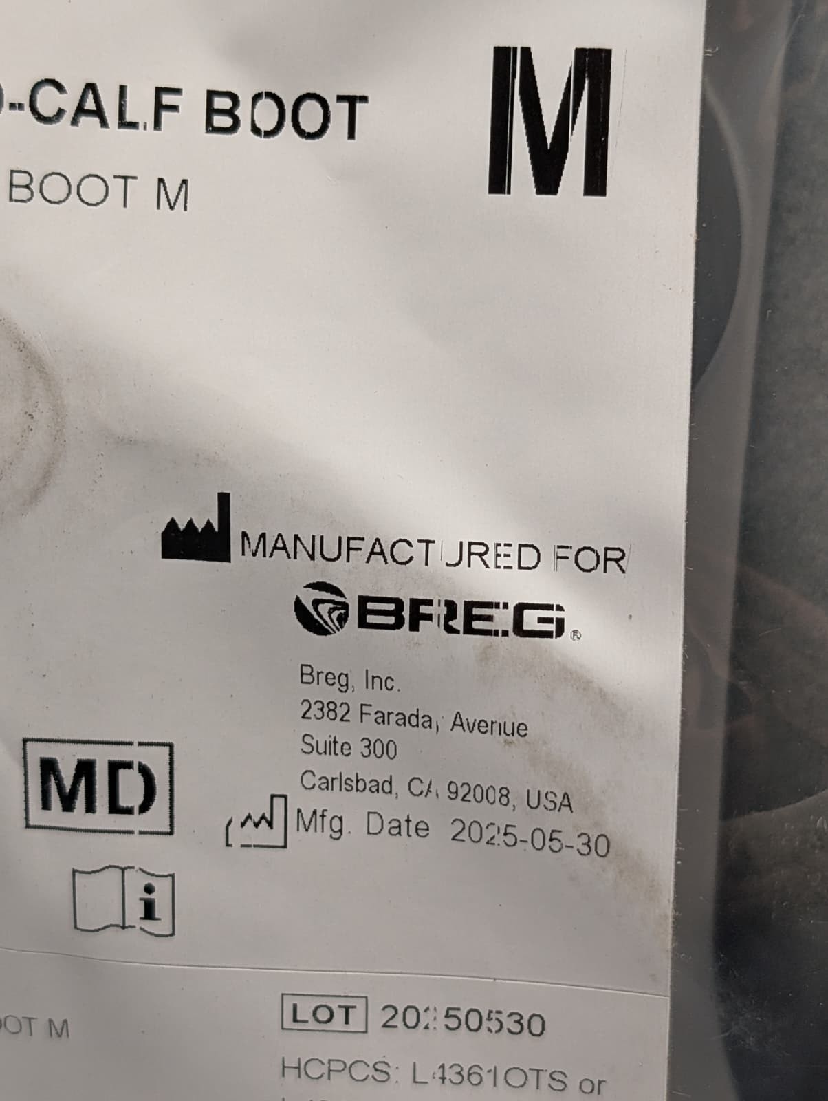 New Genesis Mid-Calf Full Shell Walker by BREG, Medium BL525005