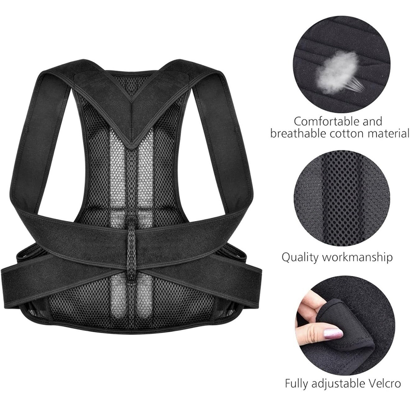 Full Back Belts Posture Corrector Brace Size XL – A0160